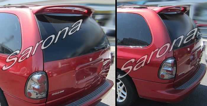 Custom Dodge Caravan Roof Wing  Mini Van (1996 - 2000) - $199.00 (Manufacturer Sarona, Part #DG-001-RW)